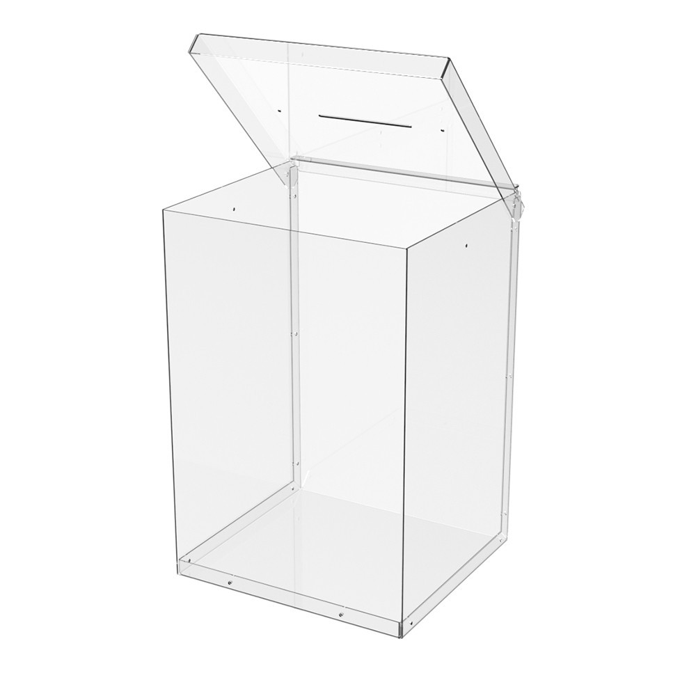 Ящик EKOSTAR без замка для пожертвований и сбора денег 220x200x320. Объем 14 литров Киев - изображение 5