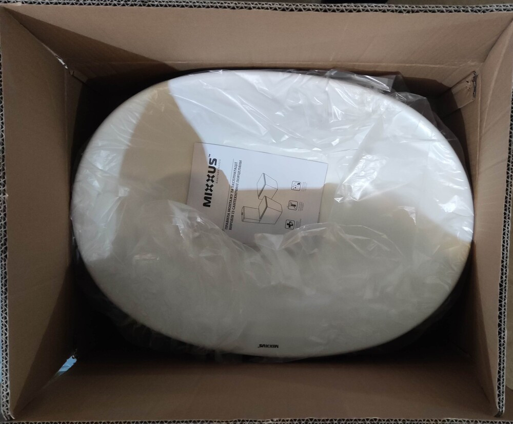 Раковина накладна Mixxus Premium ELLIPSE-0103 550х390х140mm   ( MP6553 ) 23121 Харків - фото 5