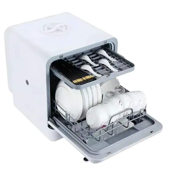 Портативная посудомоечная машина с двойным водоснабжением,горячей сушкой воздуха, УФ-стерилизацией,сенсорным управлением, 3 программы ,5 литров Коломыя