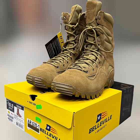 Берці Belleville KHYBER TR550 Hot weather multi-terrain boot, розмір 10/43, колір Койот, стандарт армії США (TR550 100R) Solmir Київ