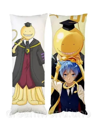 Подушка дакімакура Koro sensei Коросенсей аніме Клас убивць декоративна подушка для обіймання 40х120 Харків