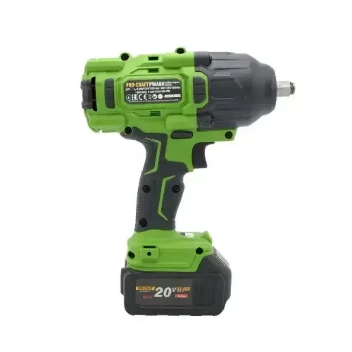 Гайковерт безщітковий Procraft ,Акумуляторний гайковерт для шиномонтажу 1/2" квадрат,Акумуляторні гайковерти PWA80 1 АКБ та ЗУ Львів - фото 4