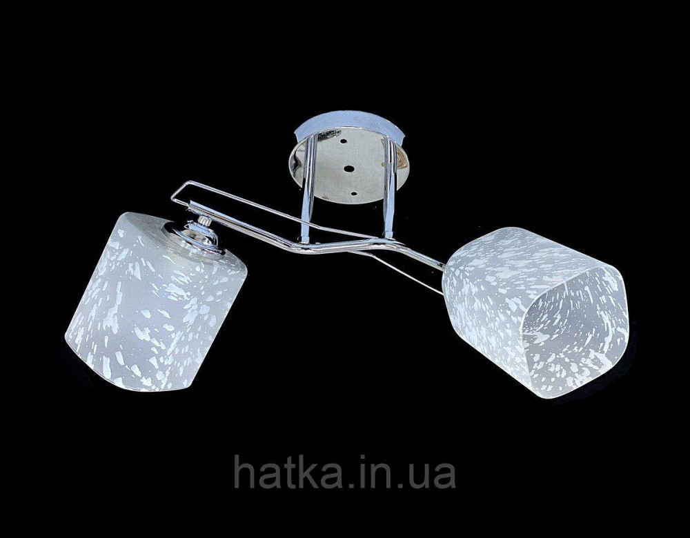 Люстра стельова на 2 плафони 7364F/2 Хром Київ - фото 1
