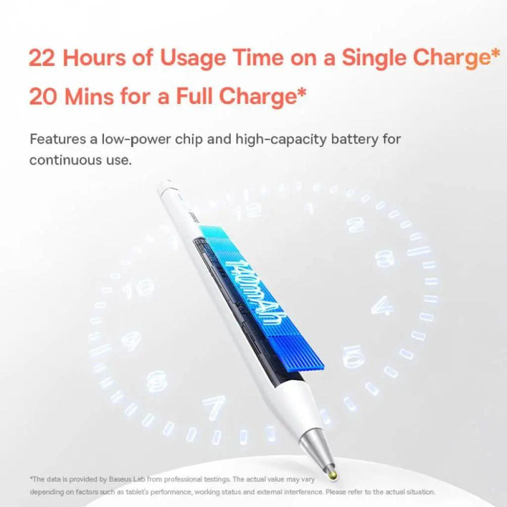 Стилус Baseus Wise Writing HN1 Universal Version Wired Charging 2-in-1 Stylus For HUAWEI/XIAOMI Moon White (With Type-C Cable*1 Одеса - фото 7