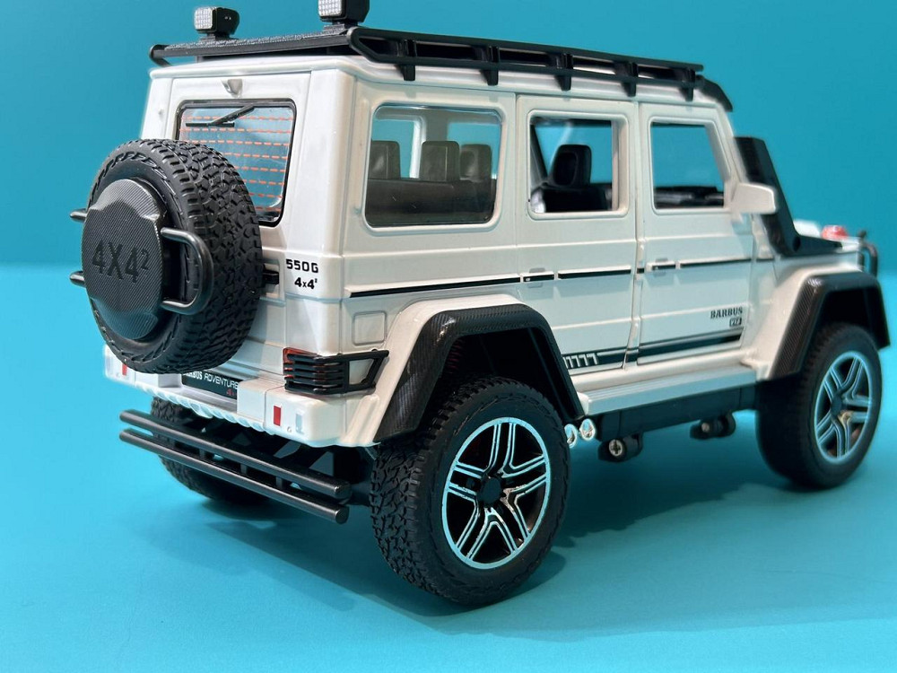 Машина Автосвіт gelendvagen g-class інерційна відчиняються двері капот багажник 22см Біла (AP-2023) Чернигов - изображение 4