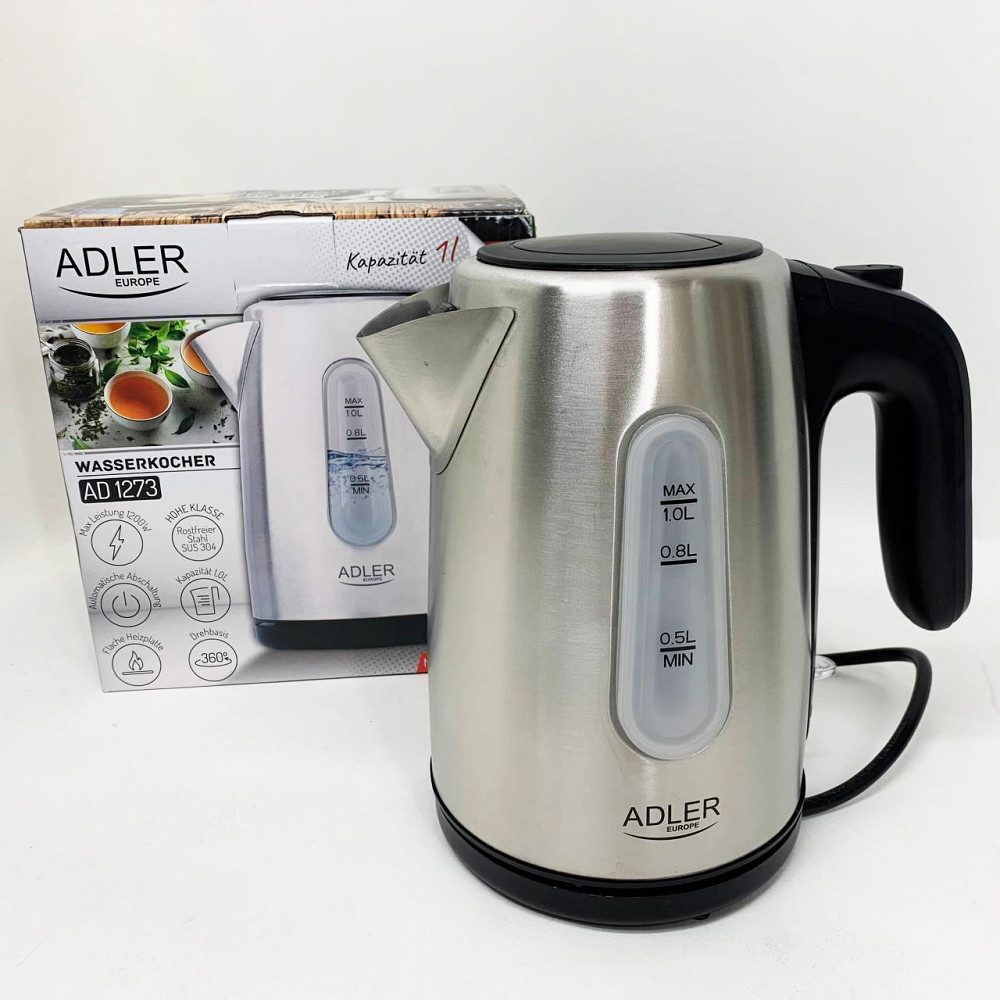 Современный электрический чайник, Чайники металлические из нержавеющей стали, Чайник дисковый GD-50 Львов - изображение 6