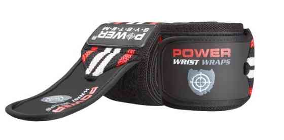 Кистьові бинти Power System PS-3500 Wrist Wraps Red/Black Кам'янське