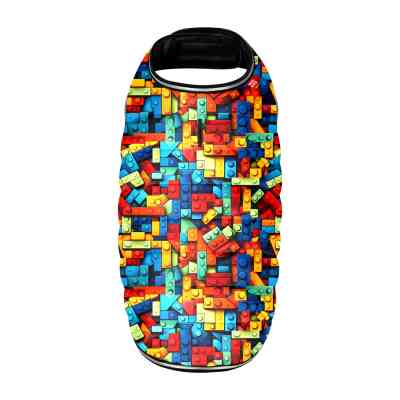 Курточка для животных WAUDOG Clothes Накидка Блоки M (504-4056) Винница