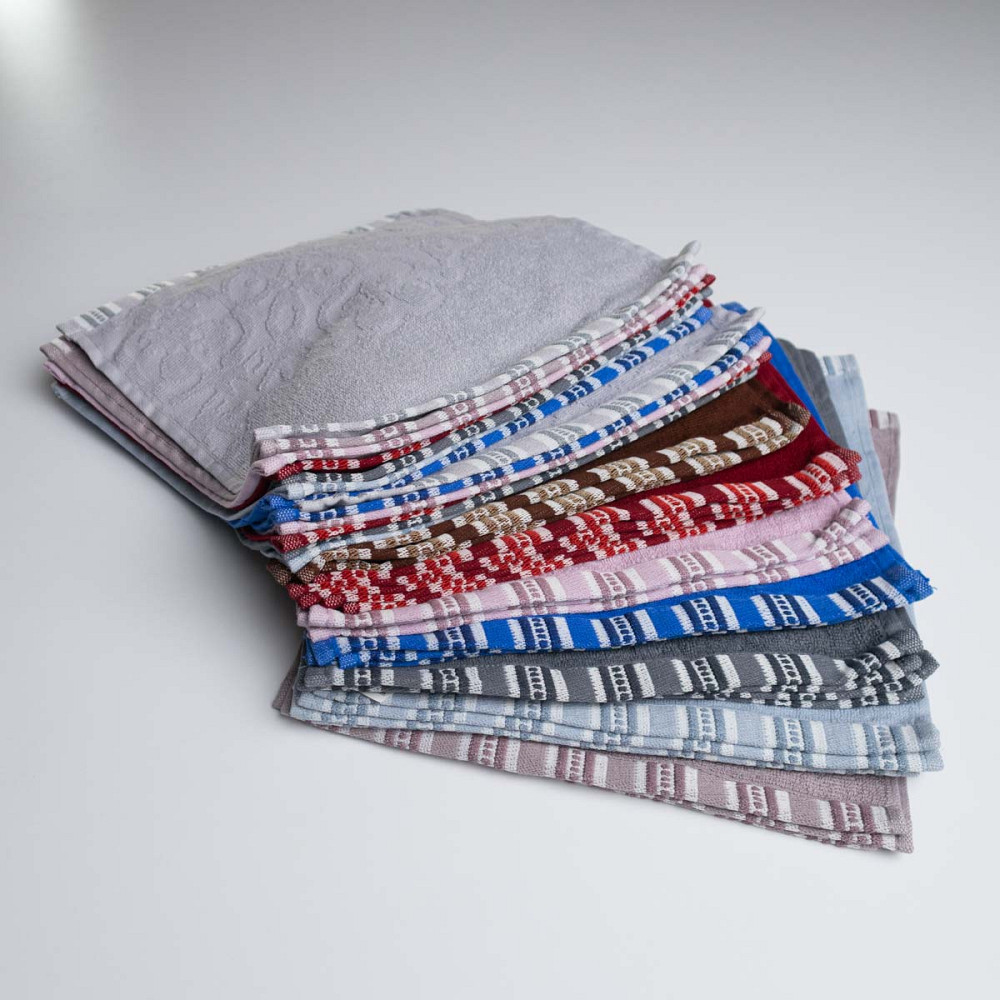Полотенце кухонное махровое с орнаментом GM Textile 30х30см 400г/м2 (Голубой) Сумы - изображение 3