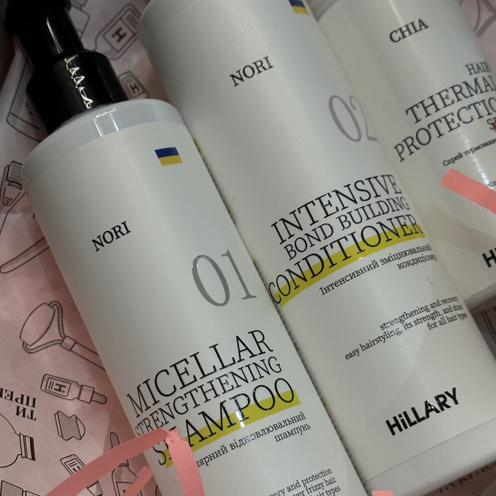 Мицеллярный восстанавливающий шампунь Norи Hillary Nori Micellar Strengthening Shampoo, 250 мл Киев - изображение 16