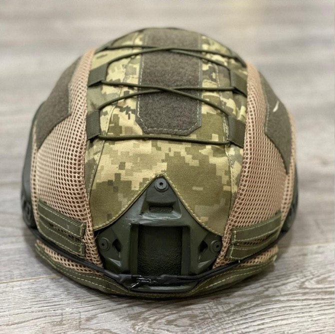 Балістичний шолом каска FAST Helmet + кавер Мультикам Вінниця - фото 4