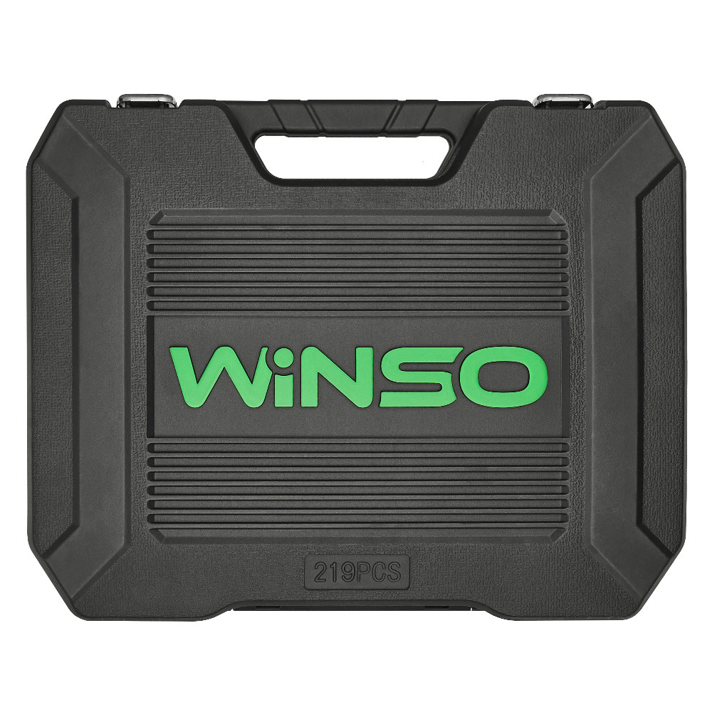 Професійний набір інструментів в кейсі Winso Pro 1/2", 1/4", 3/8" 72T, CR-V, 219од. Львів - фото 2
