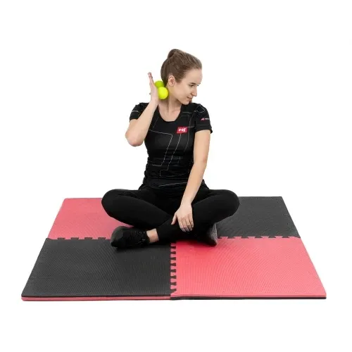 Мат-пазл товщиною 2 см - 4 частин. Hop- Sport A020 червоно-чорний Київ - фото 8