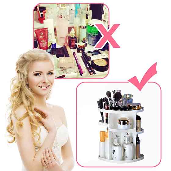 Органайзер для косметики Cosmetic Box 360 V1561-white (Білий) Суми