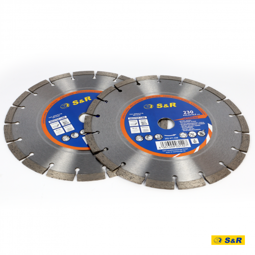 Диски алмазні S&R Meister 230х22.2 мм 2 шт Одеса - фото 1