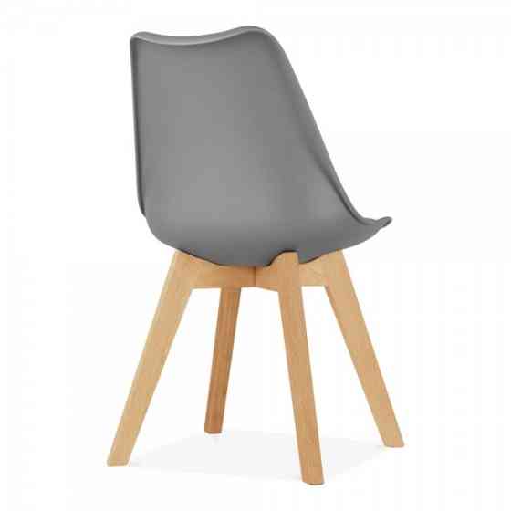 Стілець Тор м'який обідній сірий Дніпро