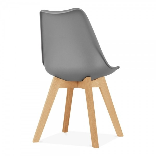 Стілець Тор м'який обідній сірий Дніпро - фото 5