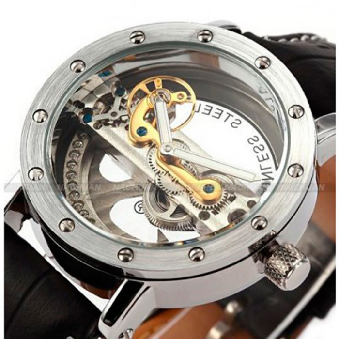 Мужские часы Forsining Air Silver Винница - изображение 4