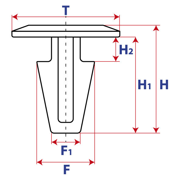 Клипса переднего бампера сверху Honda 91504-TBA-A01 91504TBAA01 10879 Киев - изображение 2