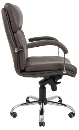 Офисное Кресло Руководителя Richman Dakota Ameli Grey Хром М2 AnyFix Коричневый Киев