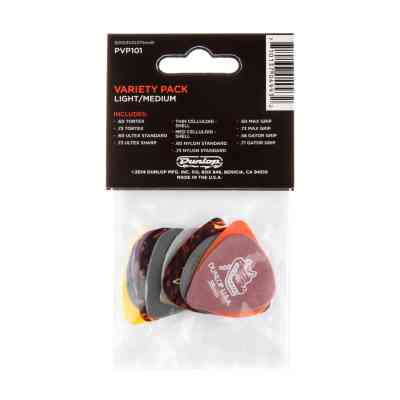 Медиатор Jim Dunlop Guitar Pick LT/MD Variety Pack 12 шт. (PVP101) Винница