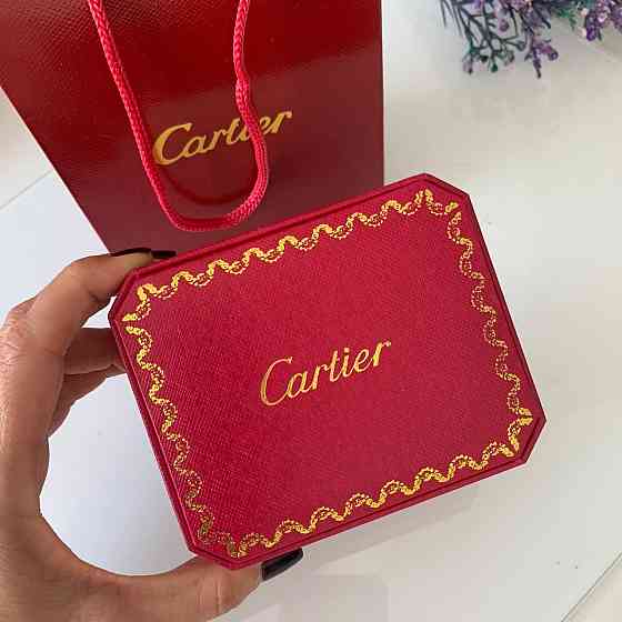 Паковання преміум Cartier Коробочка, всередині замша, пакет Одеса