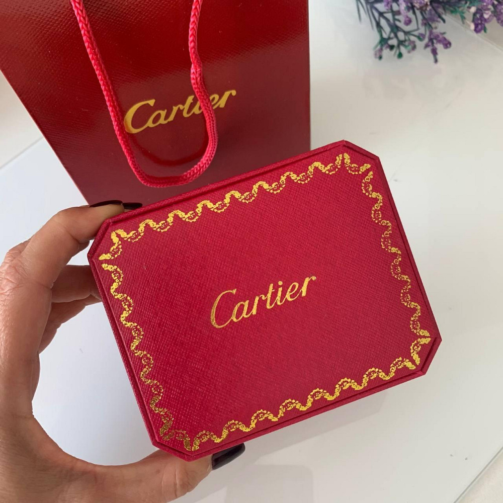 Паковання преміум Cartier Коробочка, всередині замша, пакет Одеса - фото 1