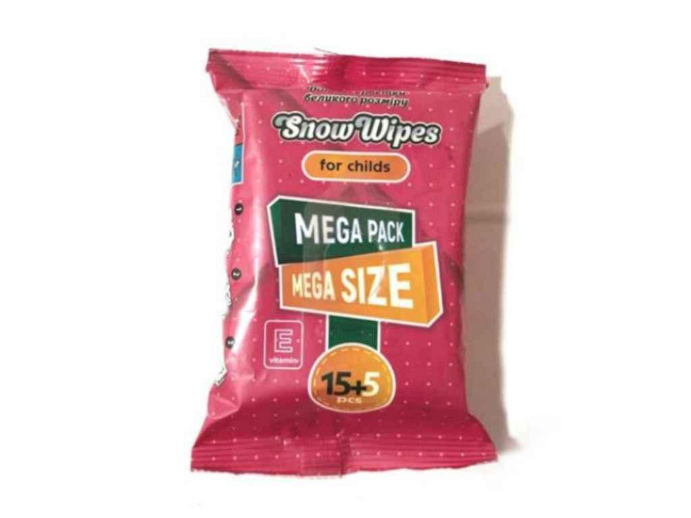 Вологі серветки 155шт Mega pack for childs ТМ SNOW WIPES Київ - фото 1