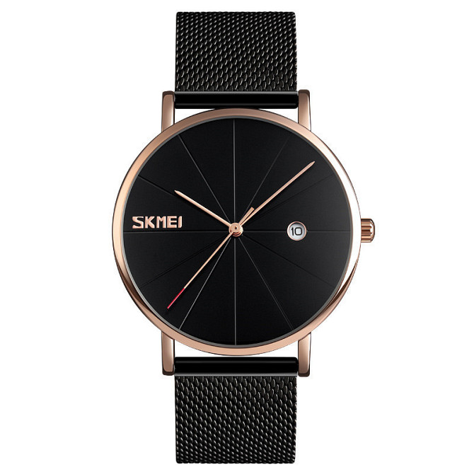 Оригинальные мужские часы Skmei 9183 Tiger Black gold Винница - изображение 3