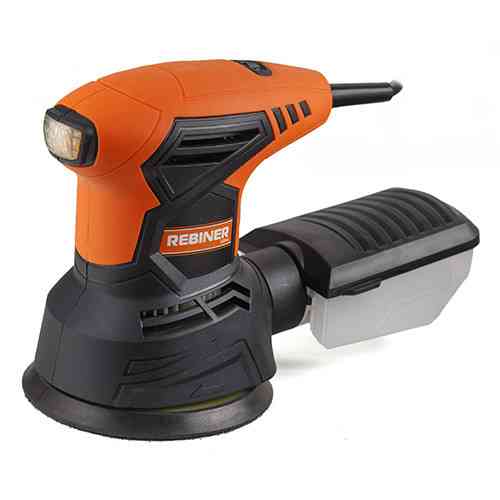 Шліфмашина ексцентрикова Rebiner ROS-950E (125 мм, 240 Вт) — Гарантія 36 міс Львів