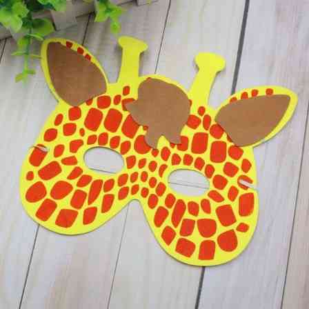 Дитяча маска Жираф one size різнобарвний Київ