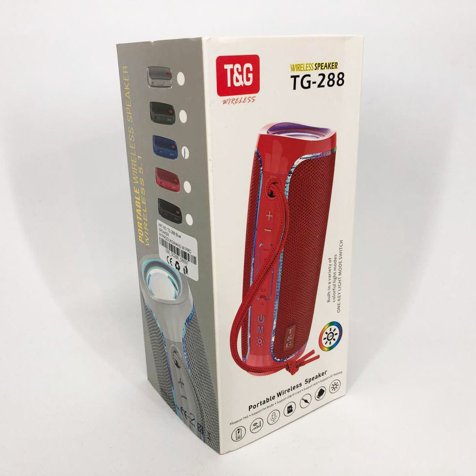 Bluetooth колонка з динамічним підсвічуванням TG288, Портативна колонка з Bluetooth BR-48 Львів - фото 3