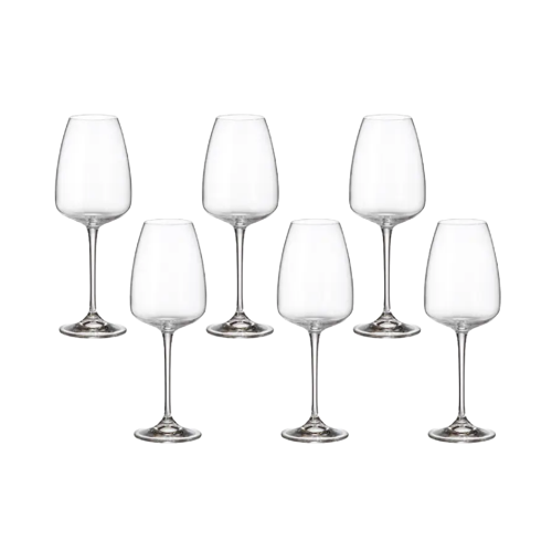 Набір келихів Anser 440мл 6шт для вина BOHEMIA Житомир - изображение 4