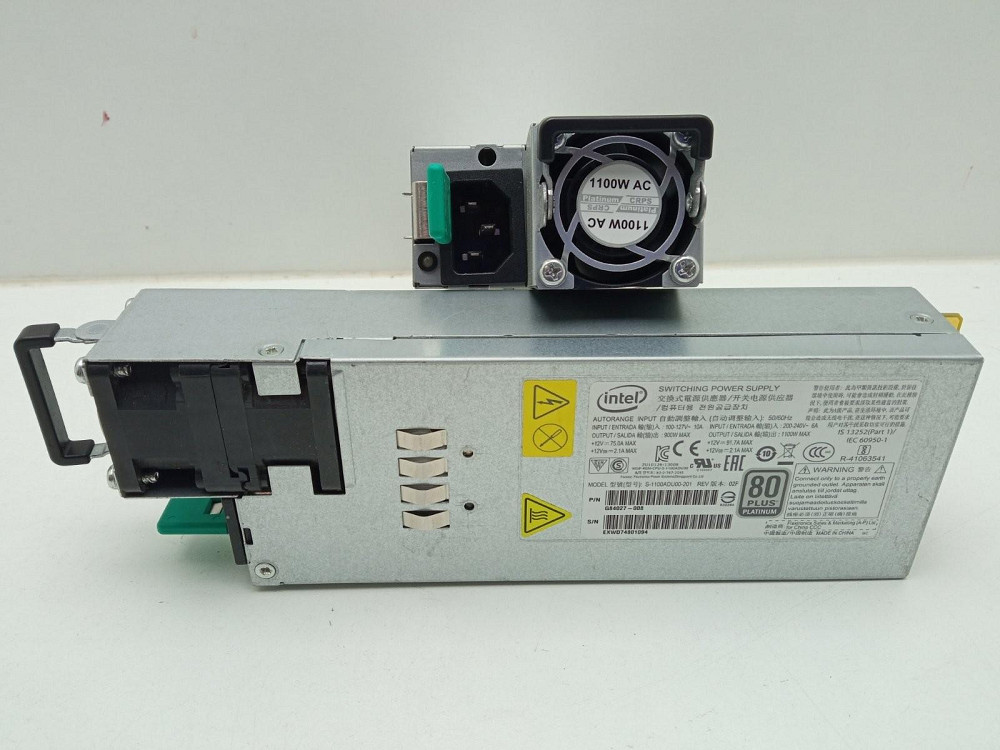 Серверний блок живлення 1100W Intel s-1100ADU00-201 (товар вживаний) Луцк - изображение 1