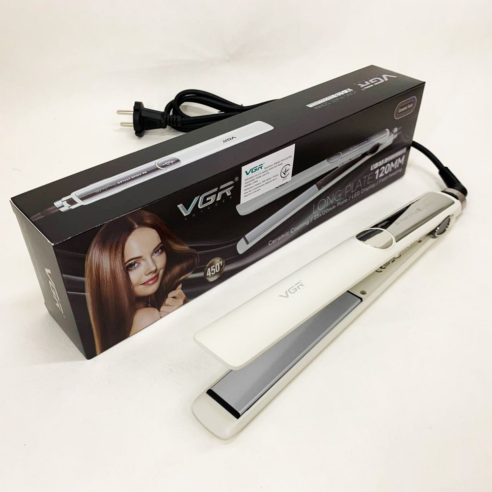 Плойка для выпрямления VGR V-518, Выпрямитель утюжок щипцы, Щипцы для вьющихся волос MG-28 Львов - изображение 2