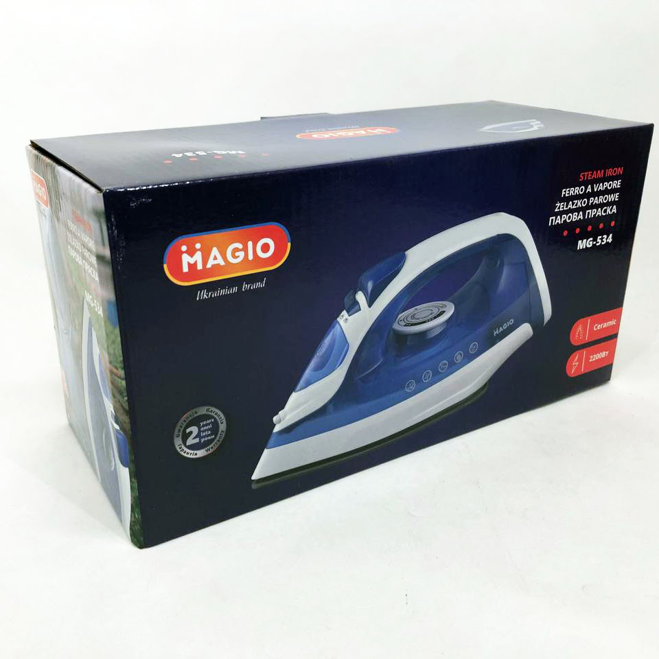 Паровые утюги для одежды горизонтальный Magio, Утюг для глажки паровым ударом, Мощный паровой утюг CN-80 Львов - изображение 5