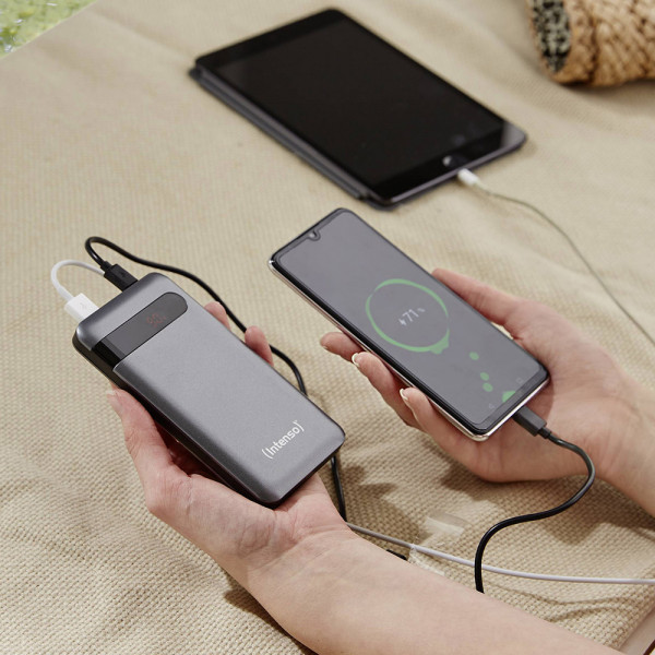 УМБ Intenso PD10000 3A QC3.0 10000mAh, USB-C Out Li-pol сіра (7332330) Київ - фото 8