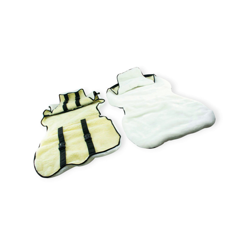 Накії сидіння біла (2шт) хутряні Мукачево - фото 1