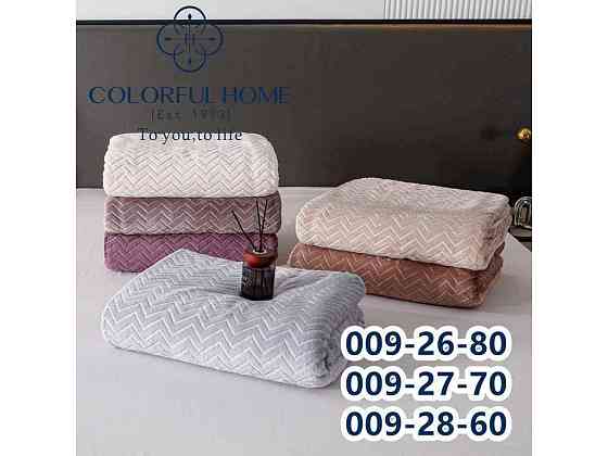Плед микрофибра 180*200 арт.009-27 темно-серый ТМ COLORFULHOME Киев