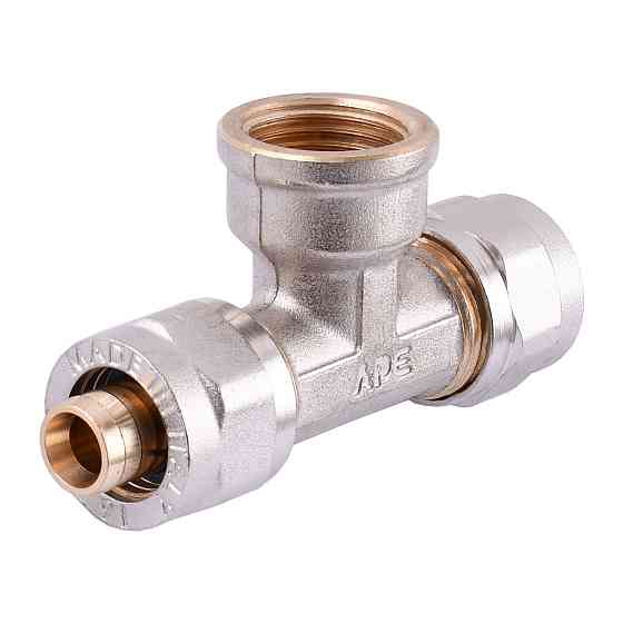 Трійник із внутрішньою різьбою APE ITALY 732 L 16x1/2″x16 Луцк