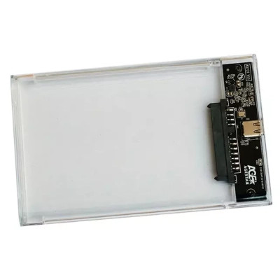 Карман внешний AgeStar 2.5", USB 3.2, 9.5 mm / 7 mm HDD/SSD, Transparent (3UB2P4C (Transparent)) Винница - изображение 3