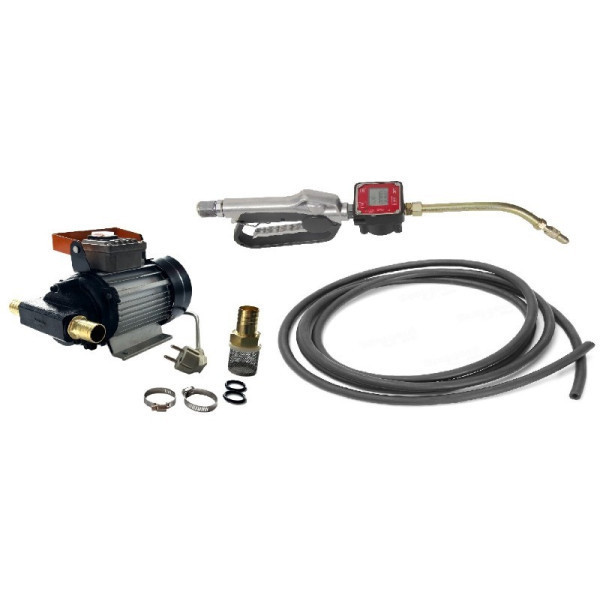 Комплект для перекачки масла REWOLT RE SL70-E-KIT (насос, пистолет, счетчик, шланги) Чернигов - изображение 1