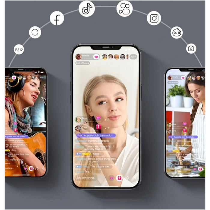 Смарт штатив Baseus 360 градусівAI Following Shot Tradid Head SUYT-B01 (Чорний) Миколаїв - фото 6