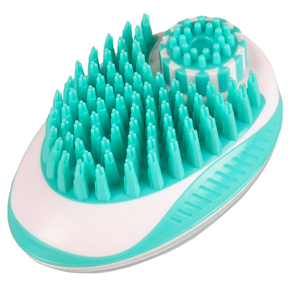 Flamingo Margo 2in1 Clean And Massage Brush ФЛАМИНГО МАРГО щетка для чистки и массажа собак Киев - изображение 1