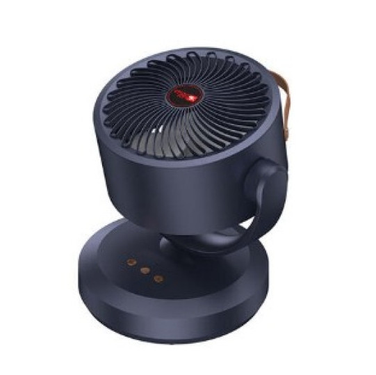 Вентилятор аккумуляторный Mini fan VU-05 FS-25 LED автовращение Черный Винница - изображение 1