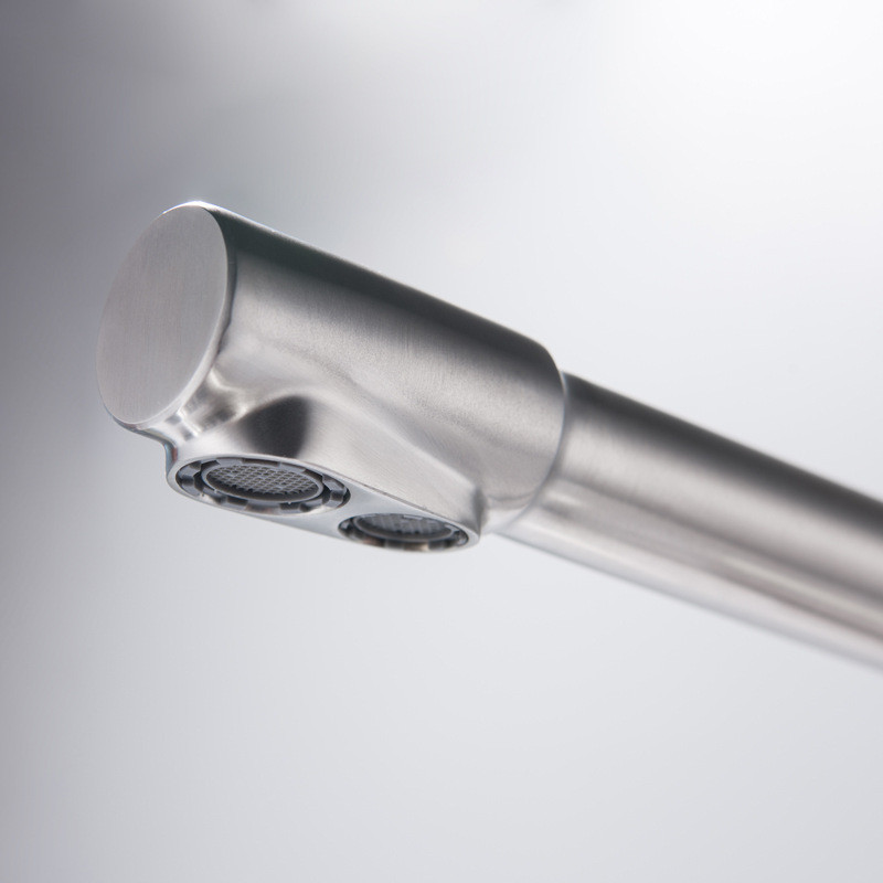 Змішувач для кухні Mixxus KUB-021 із виходом для питної води квадратний нерж. сталь (MI5864) Чернівці - фото 3