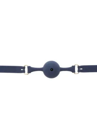 Силиконовый кляп-шарик Taboom Silicone Supreme, синий Sex Aura Киев