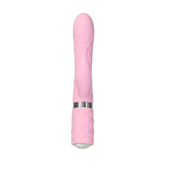 Роскошный кролик с ротацией и вибрацией Pillow Talk Lively, Pink, кристалл Сваровски, тройной отрост Sex Aura Киев