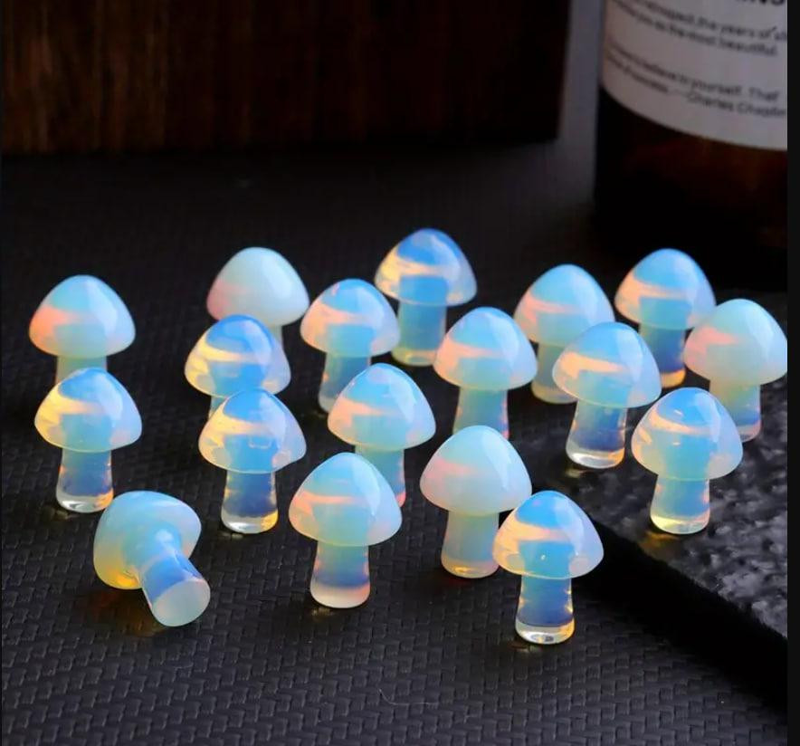 Натуральный хрустальный гриб опала для лечения чакр, рельса, медитации, энергетического баланса Киев - изображение 5