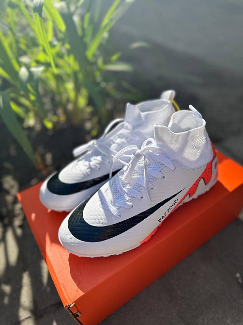 Дитячі футбольні сороконіжки Caroc Feezoom Air White/Red TF 33 34 35 36 37 38 39 40 41 42 43 44 45 Львів - фото 2